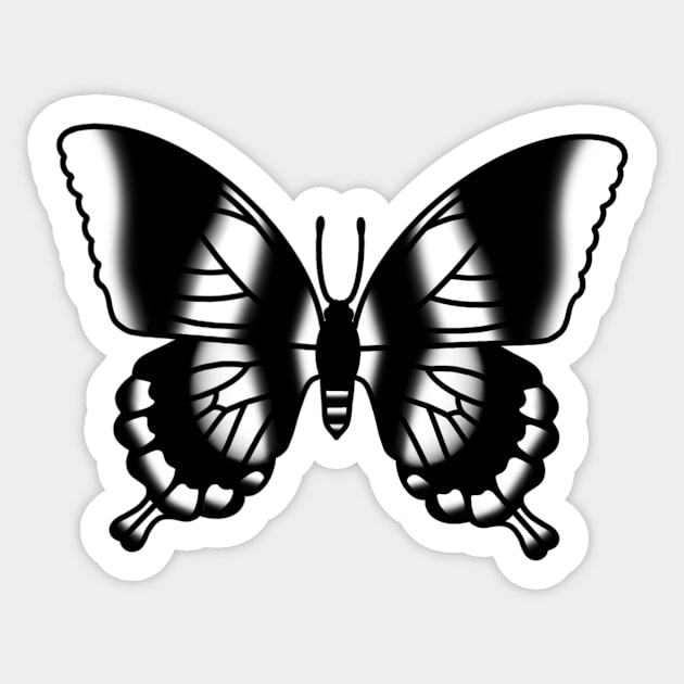 Butterfly Sticker by drawingsbydarcy